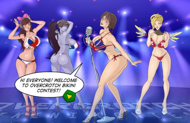 Overcrotch Bikini Contest online sex game