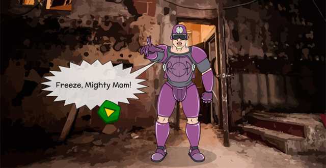 Super Heroine Hijinks 4: The Fall of Mighty Mom play sex game