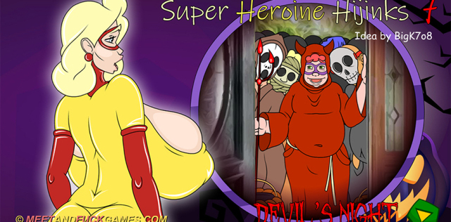 Super Heroine Hijinks 7: Devil’s Night free porn game
